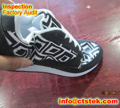 footwear QC inspection