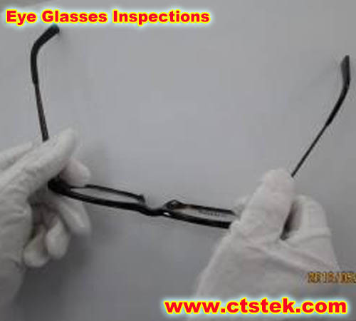Eye glasses third party inspection